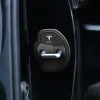 2/4Pcs Silicone Car Door Lock CoversProtective Buckle Stickers For Tesla Model 3 Model S X Model Y Roadster Space X Cybertruck