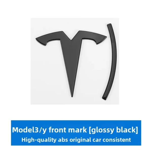 3d ABS Chrome Black Red Logo Dual Motor Emblem Letters Car Trunk Badge For Tesla Model Y 3 X S Dual Motor Sticker Accessories