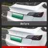 1pcs 3D ABS Logo Tesla Emblem Letters Car Trunk Badge Rear Letter Label Electroplated For MODEL 3 MODEL S X Modified accessories