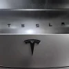 3D ABS Chrome Red Line Black Logo DUAL MOTOR Emblem Letters Car Styling Trunk Badge For Tesla 3 Y S X DUAL MOTOR Accessories
