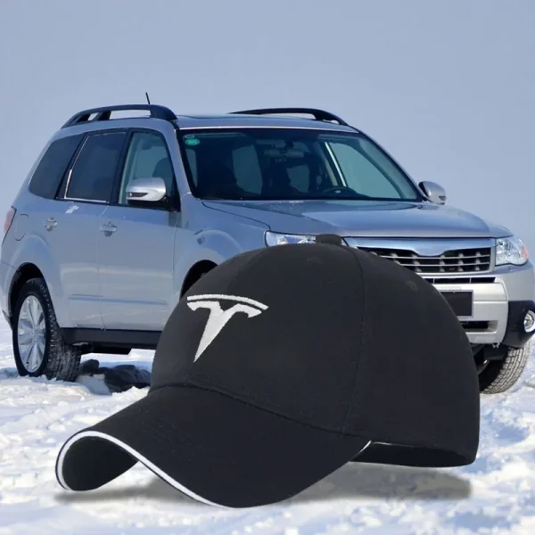 Baseball Cap Outdoor Summer Sports Hat Embroidered Men Women Baseball for Tesla Model-3 Model-S X Y Cybertruck Roadster SpaceX