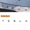 1pcs 3D ABS Logo Tesla Emblem Letters Car Trunk Badge Rear Letter Label Electroplated For MODEL 3 MODEL S X Modified accessories