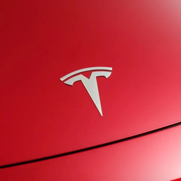 3D ABS Chrome Red Line Black Logo DUAL MOTOR Emblem Letters Car Styling Trunk Badge For Tesla 3 Y S X DUAL MOTOR Accessories