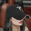 Baseball Cap Outdoor Summer Sports Hat Embroidered Men Women Baseball for Tesla Model-3 Model-S X Y Cybertruck Roadster SpaceX