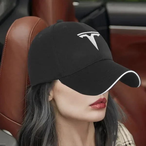 Baseball Cap Outdoor Summer Sports Hat Embroidered Men Women Baseball for Tesla Model-3 Model-S X Y Cybertruck Roadster SpaceX