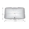 Car Sunshade Umbrella Car Summer Sun Interior Windshield Protection Accessories For Tesla Model 3 Model X Model S Model Y
