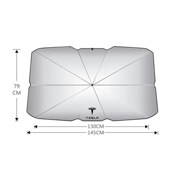 Car Sunshade Umbrella Car Summer Sun Interior Windshield Protection Accessories For Tesla Model 3 Model X Model S Model Y