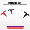 3D ABS Chrome Red Line Black Logo DUAL MOTOR Emblem Letters Car Styling Trunk Badge For Tesla 3 Y S X DUAL MOTOR Accessories