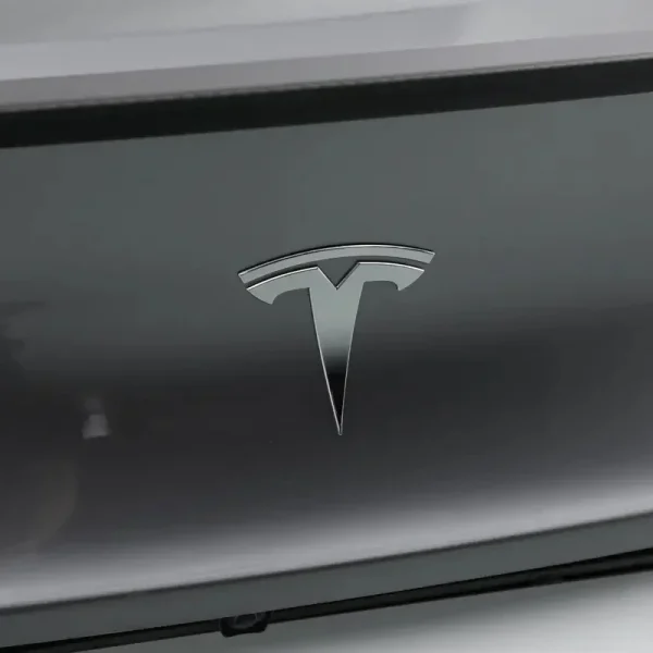 3D ABS Chrome Red Line Black Logo DUAL MOTOR Emblem Letters Car Styling Trunk Badge For Tesla 3 Y S X DUAL MOTOR Accessories
