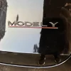 3D ABS Chrome Red Line Black Logo DUAL MOTOR Emblem Letters Car Styling Trunk Badge For Tesla 3 Y S X DUAL MOTOR Accessories