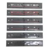 DUAL MOTOR Underlined Letters Emblem for Tesla Model Y 3 X S Car Styling High Performance Trunk Badge Sticker Chrome Black Red