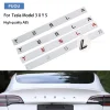 1pcs 3D ABS Logo Tesla Emblem Letters Car Trunk Badge Rear Letter Label Electroplated For MODEL 3 MODEL S X Modified accessories