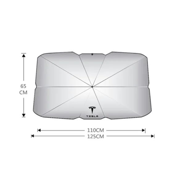 Car Sunshade Umbrella Car Summer Sun Interior Windshield Protection Accessories For Tesla Model 3 Model X Model S Model Y