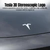3D ABS Chrome Red Line Black Logo DUAL MOTOR Emblem Letters Car Styling Trunk Badge For Tesla 3 Y S X DUAL MOTOR Accessories