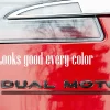 3D Raised DUAL MOTOR Underlined Letters Emblem for Tesla Model 3 Y X S Car Styling High Performance Trunk Badge Sticker