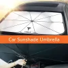 Car Sunshade Umbrella Car Summer Sun Interior Windshield Protection Accessories For Tesla Model 3 Model X Model S Model Y