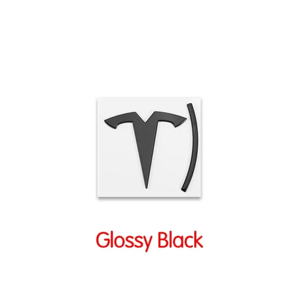 3D ABS Chrome Red Line Black Logo DUAL MOTOR Emblem Letters Car Styling Trunk Badge For Tesla 3 Y S X DUAL MOTOR Accessories