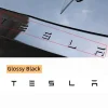 1pcs 3D ABS Logo Tesla Emblem Letters Car Trunk Badge Rear Letter Label Electroplated For MODEL 3 MODEL S X Modified accessories