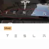1pcs 3D ABS Logo Tesla Emblem Letters Car Trunk Badge Rear Letter Label Electroplated For MODEL 3 MODEL S X Modified accessories