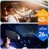 Car Sunshade Umbrella Car Summer Sun Interior Windshield Protection Accessories For Tesla Model 3 Model X Model S Model Y