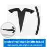 3d ABS Chrome Black Red Logo Dual Motor Emblem Letters Car Trunk Badge For Tesla Model Y 3 X S Dual Motor Sticker Accessories