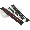 DUAL MOTOR Underlined Letters Emblem for Tesla Model Y 3 X S Car Styling High Performance Trunk Badge Sticker Chrome Black Red