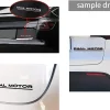 3D Raised DUAL MOTOR Underlined Letters Emblem for Tesla Model 3 Y X S Car Styling High Performance Trunk Badge Sticker