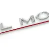 3D Raised ABS Tailgate Insert Letter Emblem Badge Compatible with Tesla Model 3/Y/S/X Series with Adhesive Template