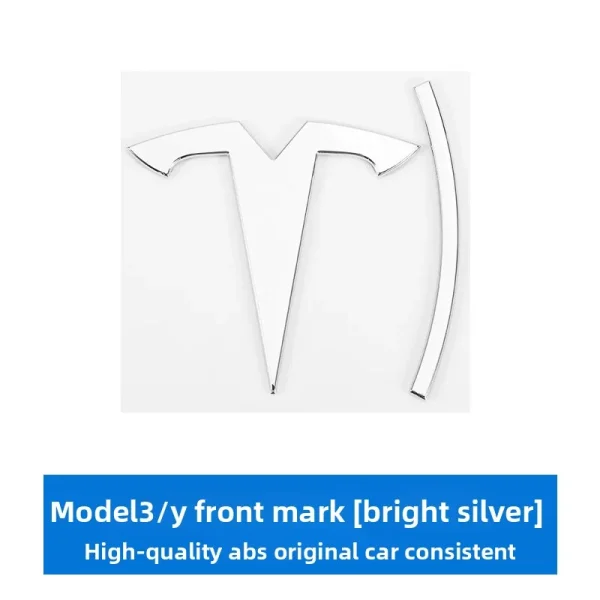 3d ABS Chrome Black Red Logo Dual Motor Emblem Letters Car Trunk Badge For Tesla Model Y 3 X S Dual Motor Sticker Accessories