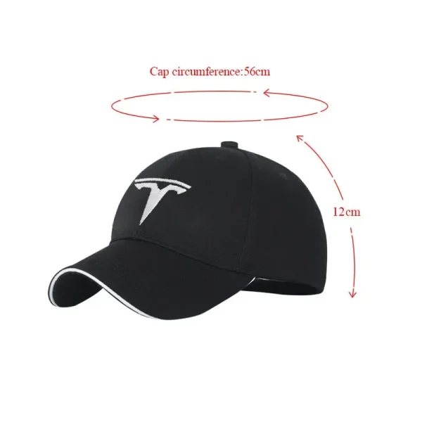 Baseball Cap Outdoor Summer Sports Hat Embroidered Men Women Baseball for Tesla Model-3 Model-S X Y Cybertruck Roadster SpaceX