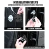 2/4Pcs Silicone Car Door Lock CoversProtective Buckle Stickers For Tesla Model 3 Model S X Model Y Roadster Space X Cybertruck