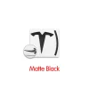 3D ABS Chrome Red Line Black Logo DUAL MOTOR Emblem Letters Car Styling Trunk Badge For Tesla 3 Y S X DUAL MOTOR Accessories