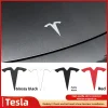 3d ABS Chrome Black Red Logo Dual Motor Emblem Letters Car Trunk Badge For Tesla Model Y 3 X S Dual Motor Sticker Accessories