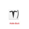 3D ABS Chrome Red Line Black Logo DUAL MOTOR Emblem Letters Car Styling Trunk Badge For Tesla 3 Y S X DUAL MOTOR Accessories