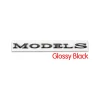 3D ABS Chrome Red Line Black Logo DUAL MOTOR Emblem Letters Car Styling Trunk Badge For Tesla 3 Y S X DUAL MOTOR Accessories