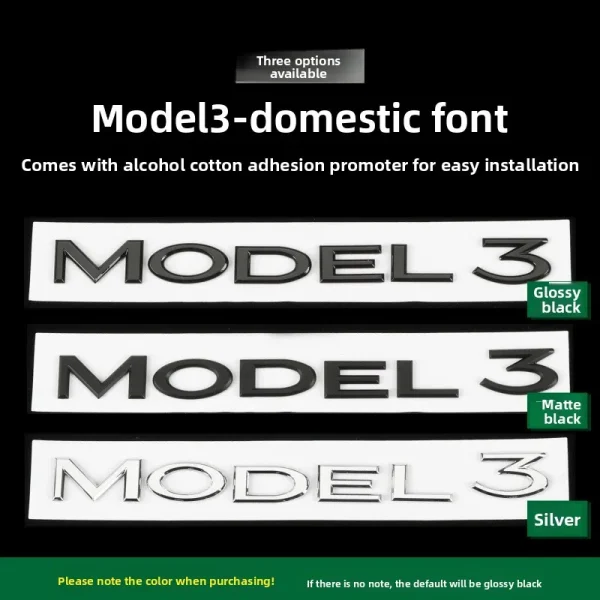 3d ABS Chrome Black Red Logo Dual Motor Emblem Letters Car Trunk Badge For Tesla Model Y 3 X S Dual Motor Sticker Accessories