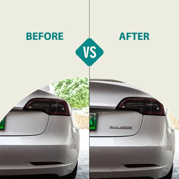 3D Raised DUAL MOTOR Underlined Letters Emblem for Tesla Model 3 Y X S Car Styling High Performance Trunk Badge Sticker