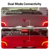LED Trunk Emblem Ambient Light for Tesla Model 3/Y/X/S, Two Modes for Ambient Light or Brake Light