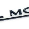 3D Raised ABS Tailgate Insert Letter Emblem Badge Compatible with Tesla Model 3/Y/S/X Series with Adhesive Template