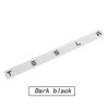 3d ABS Chrome Black Red Logo Dual Motor Emblem Letters Car Trunk Badge For Tesla Model Y 3 X S Dual Motor Sticker Accessories